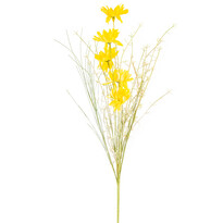 Штучні лугові квіти 50 см, жовтий