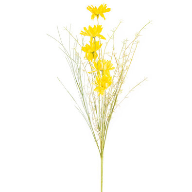 Umetne travniške cvetove 50 cm, rumene