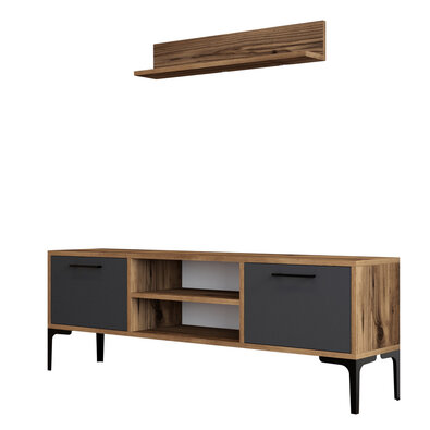 Stolik pod telewizor Riga Anthracite