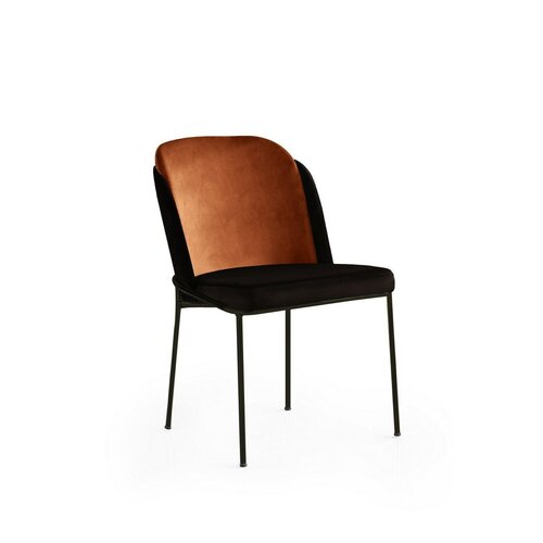 Set de scaune de sufragerie Dore Bronze and Black,4 buc.