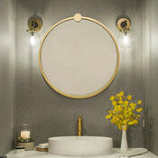Ogledalo Gold Metal Ayna 60 cm