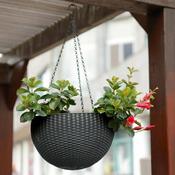 Keter Підвісний горщик для квітів Sphere коричневий, діам. 35 см