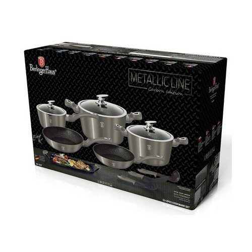 Set veselă 12 piese Berlinger Haus CarbonMetallic Line