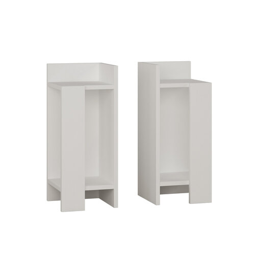 Stolik nocny Elos White, 2 szt.