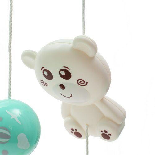 Baby Mix Carusel pentru pătuț cu proiector luminos, verde