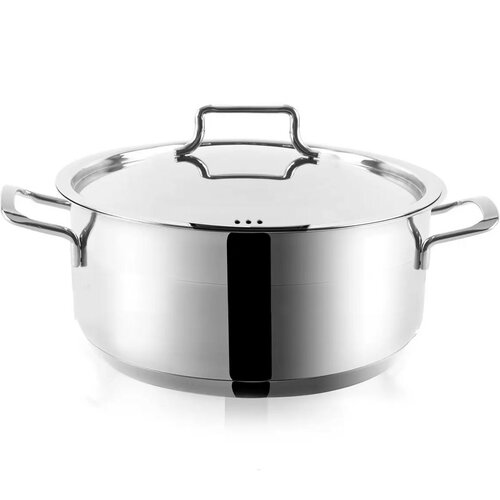 Oală din oțel inoxidabil cu capac Orion Anett 9,5 l