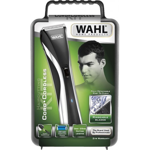 Wahl 9698-1016 trymer do włosów i brody Hybrid Clipper LED z akcesoriami