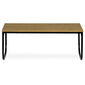 Eleganter Konferenztisch mit U-Fuß, 100 x 60 x 40 cm