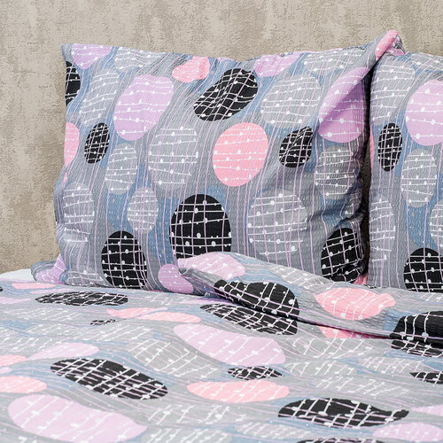 Lenjerie de pat din crep 4Home Pink illusion,  140 x 220 cm, 70 x 90 cm