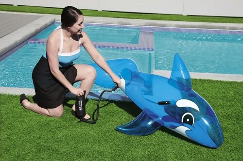 Bestway Balenă gonflabilă cu mânere, 1,57 m x 94cm