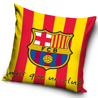 Vankúšik FC Barcelona Stripes, 40 x 40 cm