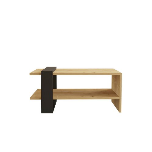 Konferenční stolek Yonca Anthracite and Sapphire Oak