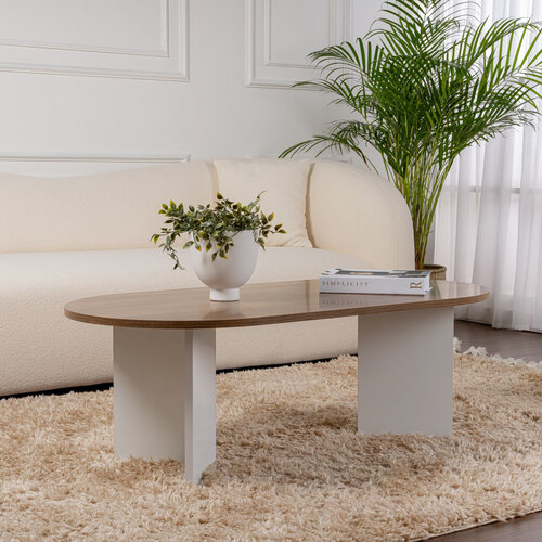 Couchtisch Sable Walnut White