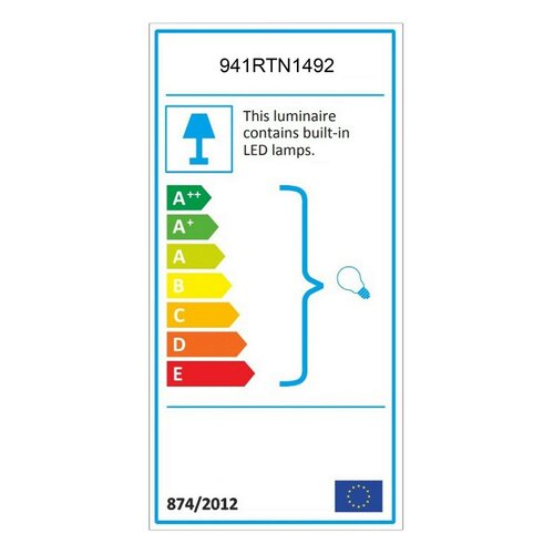 Nástěnné svítidlo Flüt 50 Cm Ledli EskitmeAplik, zlatá