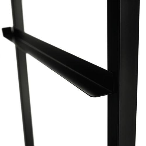 Komoda z szufladami z tkaniny PALMERA, czarny