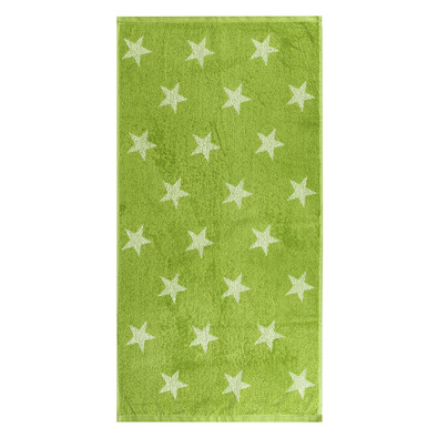 Stars törölköző, zöld, 50 x 100 cm