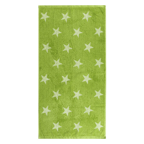 Ręcznik Stars zielony, 50 x 100 cm