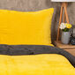 Lenjerie de pat din micro-flanelă 4Home Stripe, galben, 140 x 200 cm, 70 x 90 cm