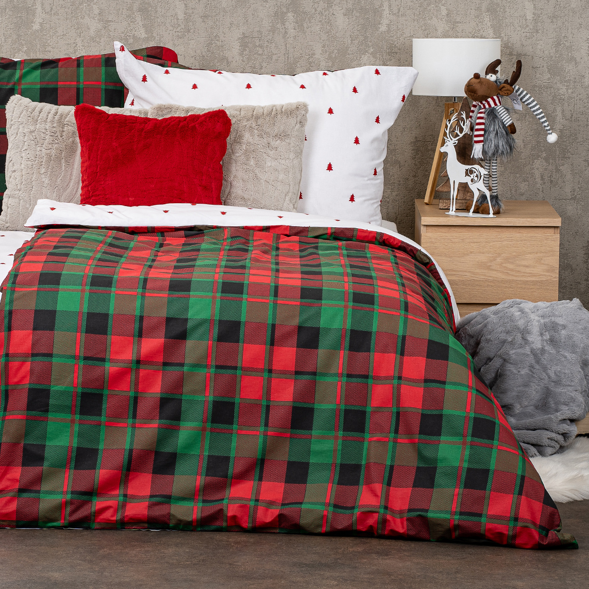 4Home Scotch winter pamut ágyneműhuzat, 140 x 220 cm, 70 x 90 cm, 140 x 220 cm, 70 x 90 cm