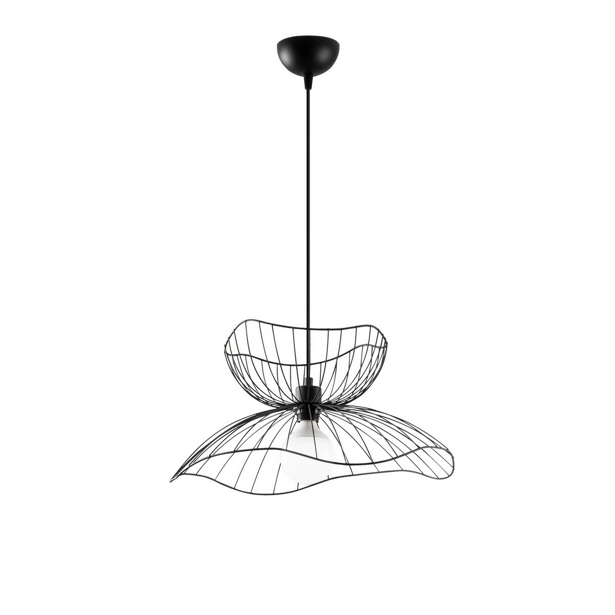 Závesný luster Farac duo - 6390, čierna