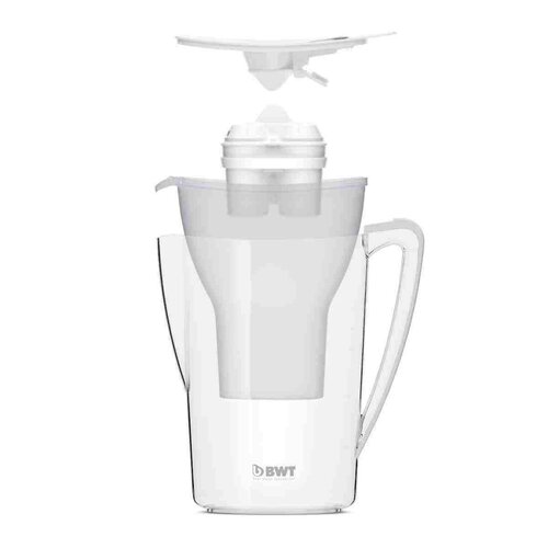 BWT Wasserfilter Penguin 2,7 l + 2 Stück Filter, Weiß