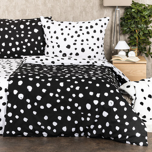 4Home Bavlnené obliečky Dalmatin reverse, 140 x 200 cm, 70 x 90 cm