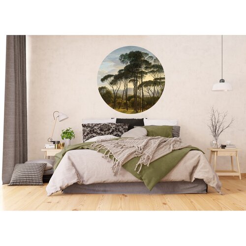 Kör alakú fotó tapéta Régi fák 125 x 125 cm, 2rész