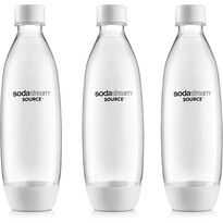SodaStream Flasche Fuse 3er-Pack 1 l, weiß