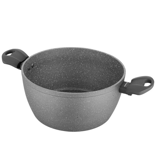 Florina Lava Stone MG lonec s pokrovom, 24 cm, 4l, siva