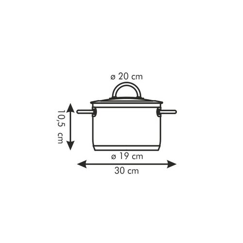 Obrázok Tescoma Kastról VISION s pokrievkou ¤ 20 cm, 3.0 l (779220.00)