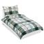 Set de lenjerie de pat din flanel Bellatex  Carouri, 140 x 220 cm, 70 x 90 cm