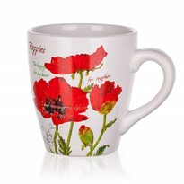 Banquet-Keramikbecher Red Poppy, 0,5 l