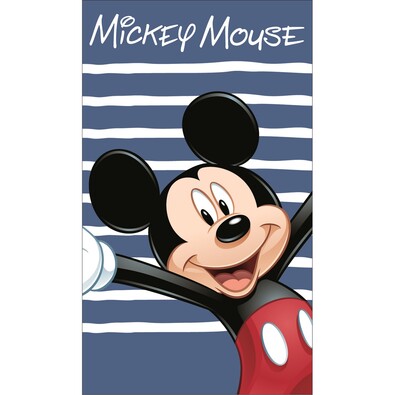 Osuška Mickey Happy, 70 x 120 cm