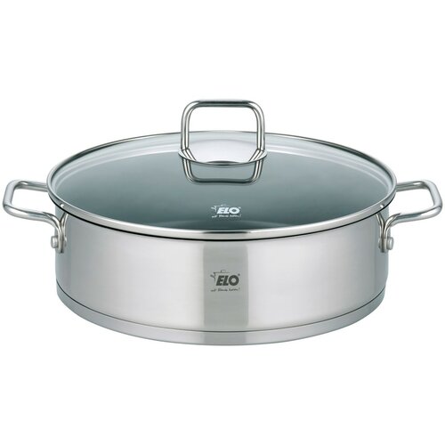 Elo 72438 Rozsdamenten edény üveg fedéllel Citrin28 cm