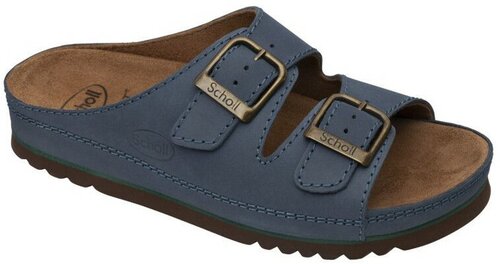 Scholl AIR BAG - pantofle zdrowotne PROFESSIONAL rozm. 43, niebieski