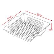 Tigaie pentru grătar BBQ pentru legume Novara, 30x 30 cm