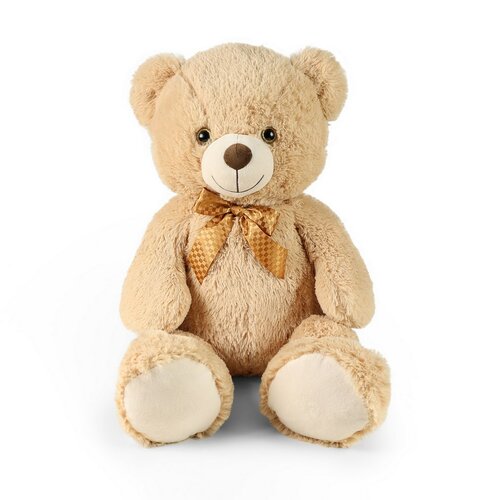 Rappa Ron nagy plüss mackó világosbarna, 78 cm, címkével