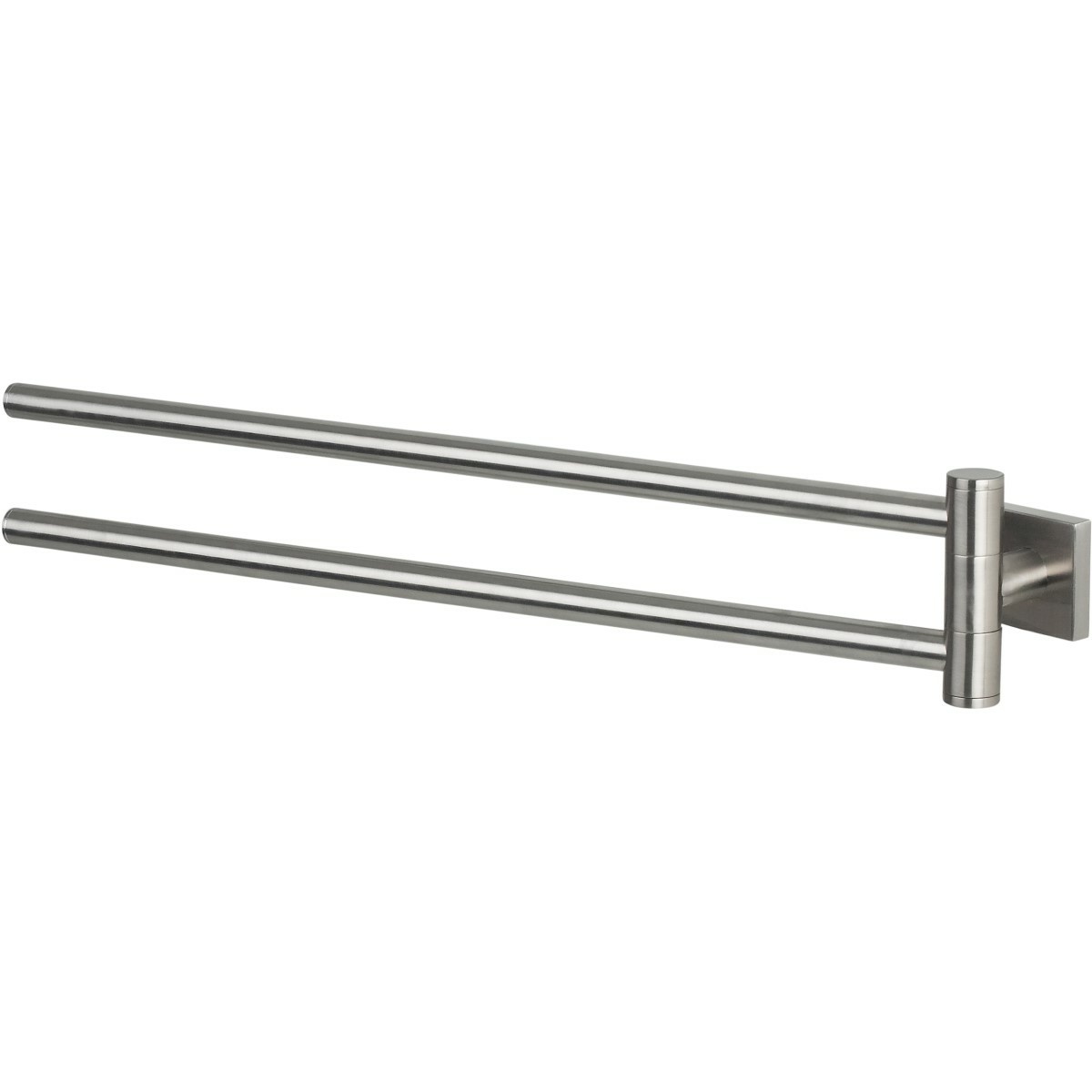 Spirella Dvojitý nástenný držiak na uteráky Nyo 45,5 x 5 cm, leštená nehrdzavejúca oceľ