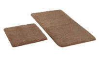 Набір килимків для ванної кімнати Micro  світло-коричневий, 60 x 100 см, 60 x 50 см
