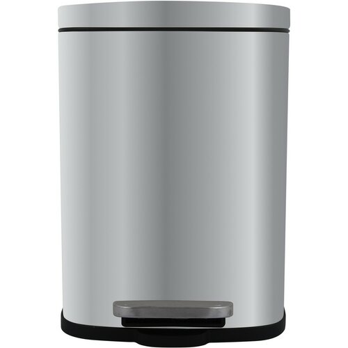 Coș de gunoi cu pedală soft-close Spirella Akira 12 l, oțel inoxidabil periat