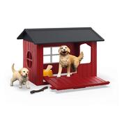 Schleich 42722  Căsuță pentru câini cu goldenretriever