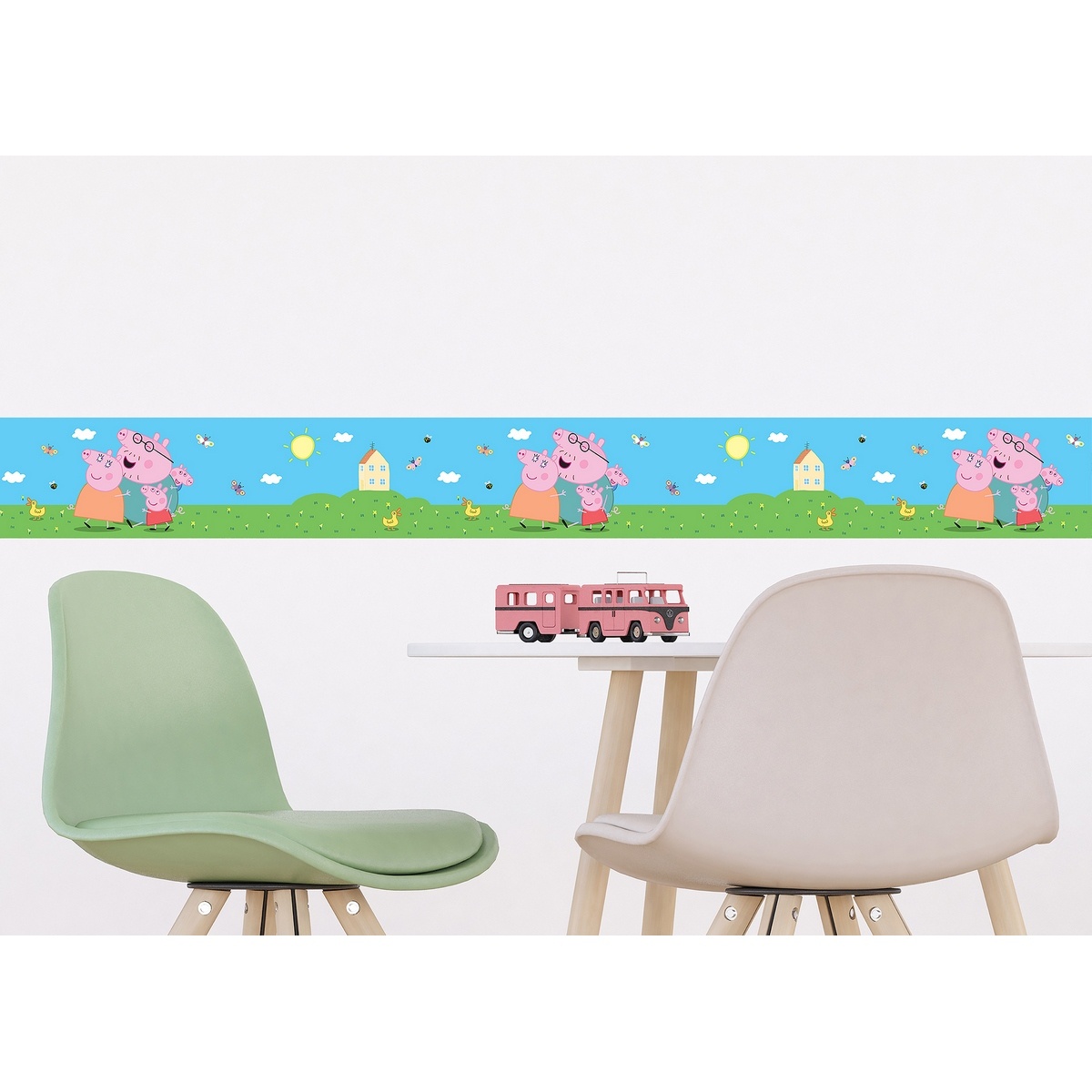 Peppa Pig Classic öntapadó bordűr, 500 x 9,7 cm termék 2. képe