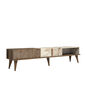 TV-Lowboard Milan White Marble