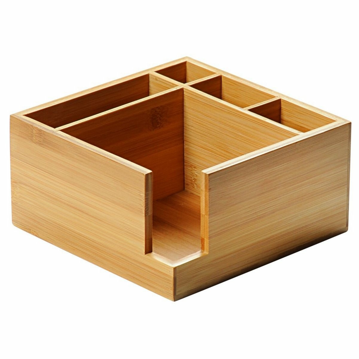 Kesper 70851 Konyhai szervező bambusz, 5 rekesz,18 x 9 x 18 cm