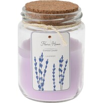 Sviečka v skle Flora home Lavender, 6,5 x 9,5 cm