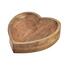 InDecor Декоративна миска з мангового дереваСерце, 25 x 25 x 7 см