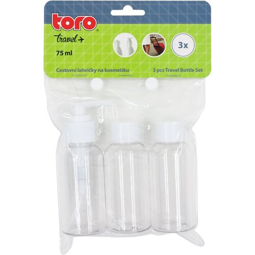 Toro Дорожній набір косметичних пляшечок, 3 шт.