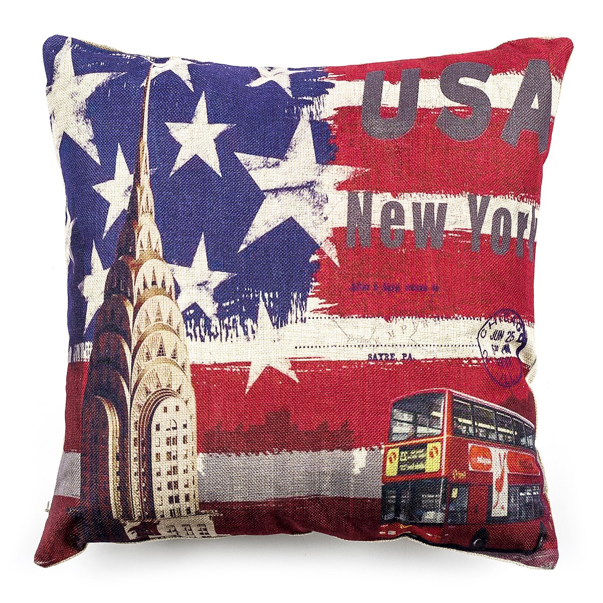 Jahu Obliečka na vankúšik USA New York, 45 x 45 cm