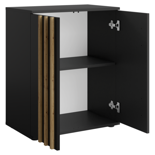 Skrinka TOLIS 2D, čierna