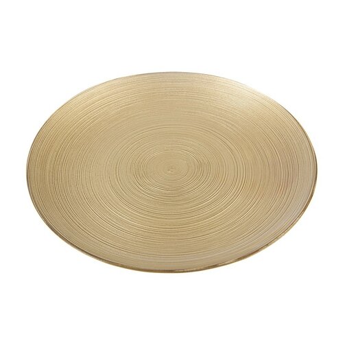 Farfurie de servire din sticlă Orion Golden,diam. 21 cm